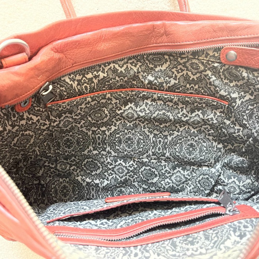 Leibeskind Leather Large Satchel Handbag/Shoulderbag with Matching Wallet - Picture 4 of 7